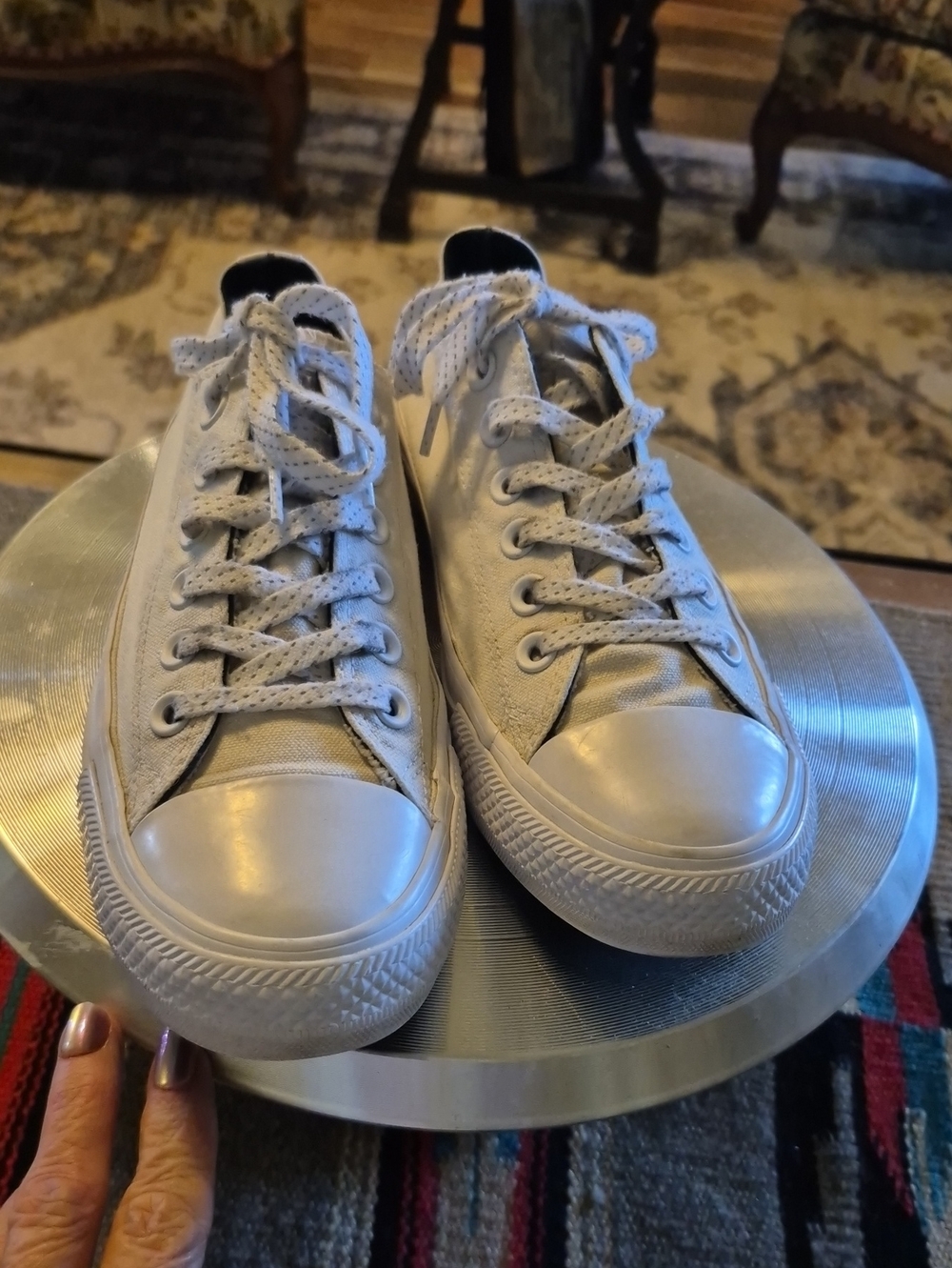 Converse Womens Sz 7. White All Star. Climate Control Water Repellent. (#2093sh)